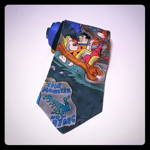Drive in Movie The Flintstones tie